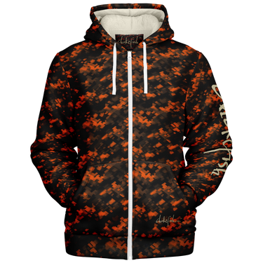 Chokefish™ Microfleece Zip-Up Hoodie Camouflage-014